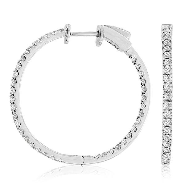 Diamond Hoop Earrings Goldstein's Jewelers Mobile, AL