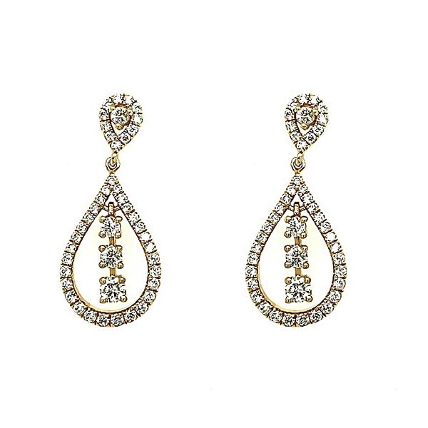 Diamond Drop Earrings Goldstein's Jewelers Mobile, AL