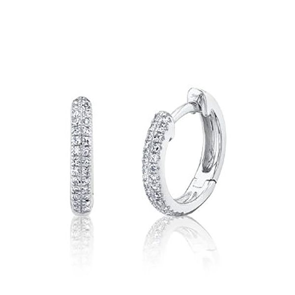 Diamond Huggie Earrings Goldstein's Jewelers Mobile, AL