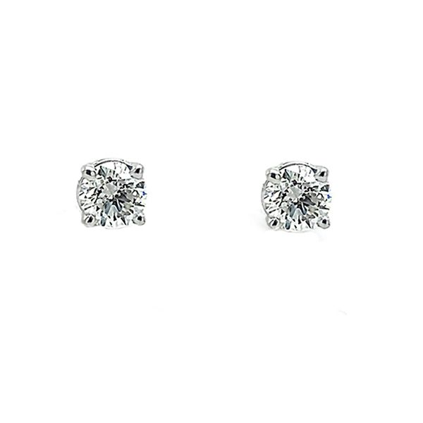 Diamond Solitaire Earrings Goldstein's Jewelers Mobile, AL
