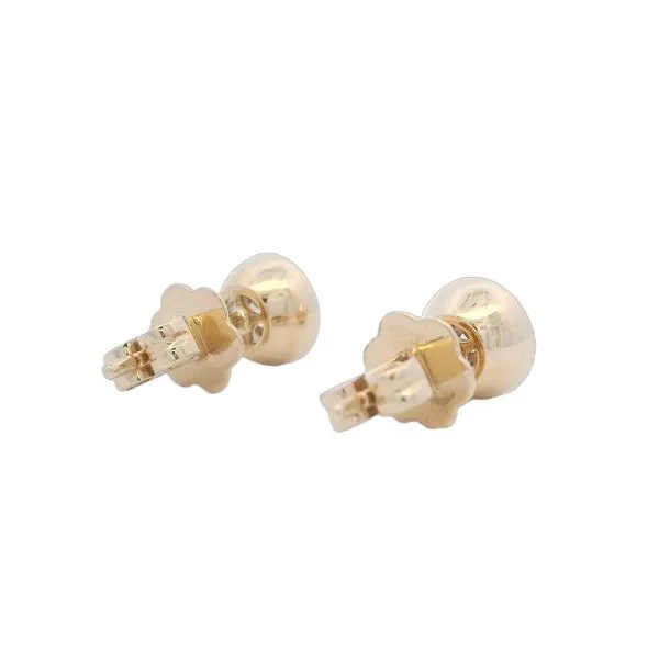 14 Karat Yellow Gold 1.49 Carat Lab-Grown Diamond Bezel Set Stud Earrings Image 4 Goldstein's Jewelers Mobile, AL