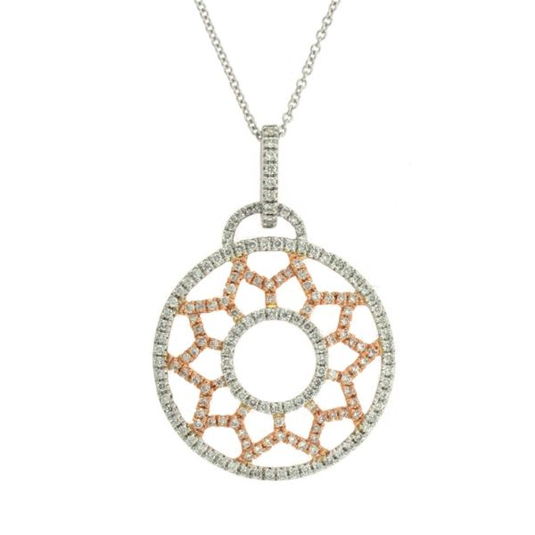 Diamond Open Circle Necklace Goldstein's Jewelers Mobile, AL