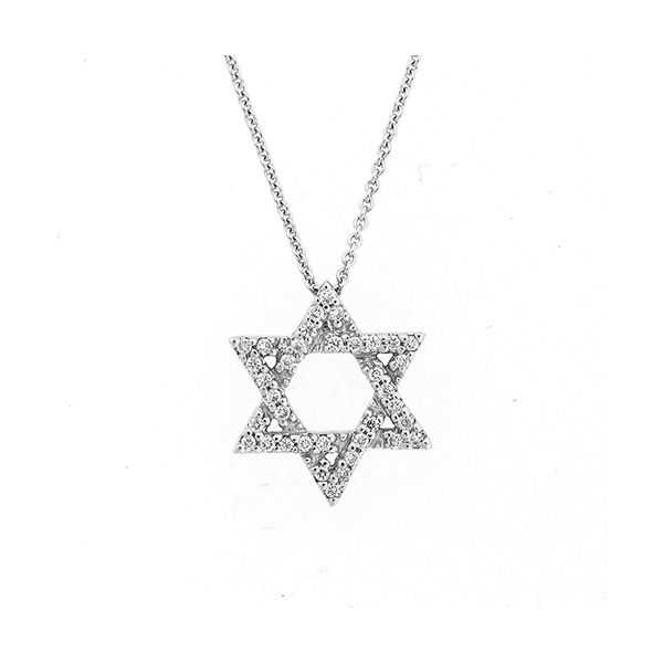 Diamond Star of David Necklace Goldstein's Jewelers Mobile, AL