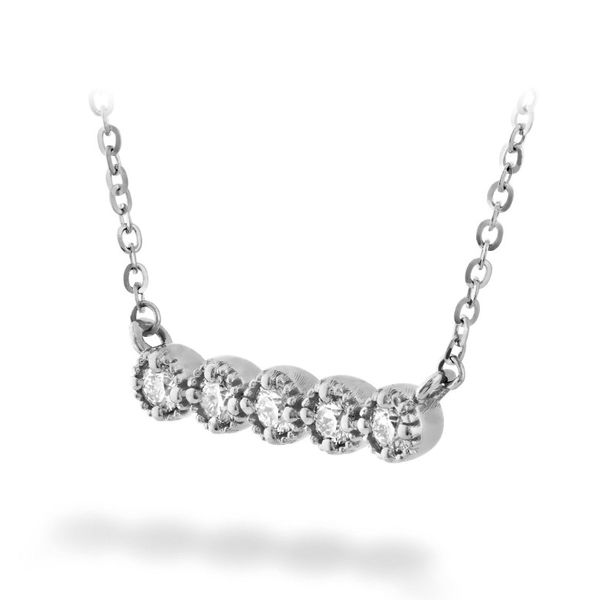 Hearts On Fire Liliana Diamond Bar Necklace Image 2 Goldstein's Jewelers Mobile, AL