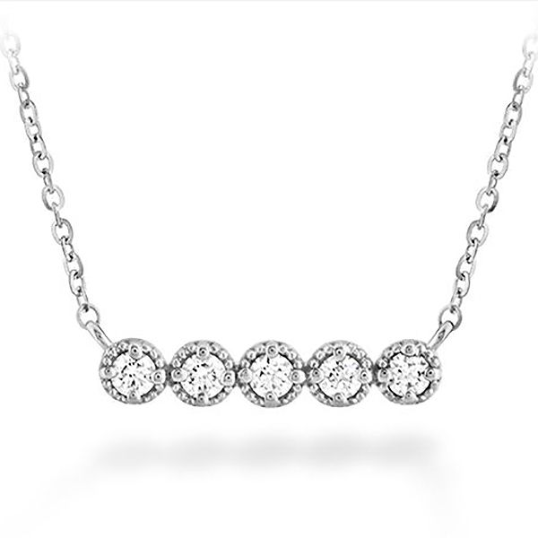 Hearts On Fire Liliana Diamond Bar Necklace Goldstein's Jewelers Mobile, AL