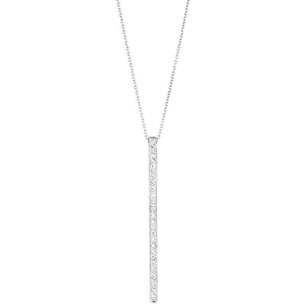 Sethi Diamond Vertical Bar Necklace Goldstein's Jewelers Mobile, AL