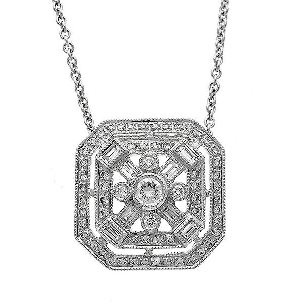 Beverley K Vintage-Inspired Diamond Necklace Goldstein's Jewelers Mobile, AL