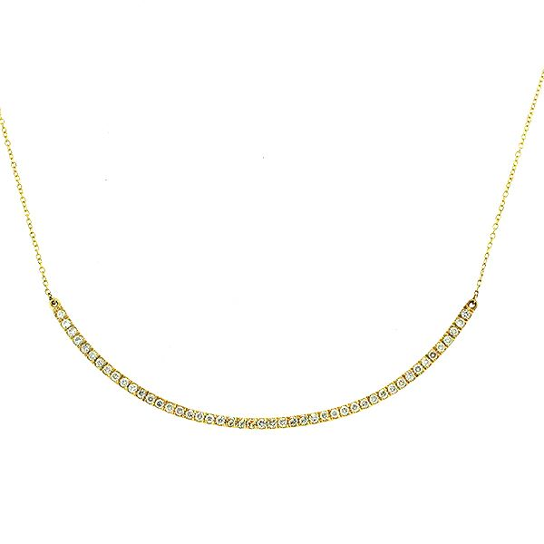 Diamond 'Smile' Necklace Goldstein's Jewelers Mobile, AL