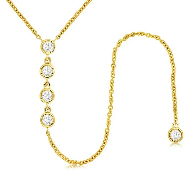 Diamond Lariat Necklace Goldstein's Jewelers Mobile, AL