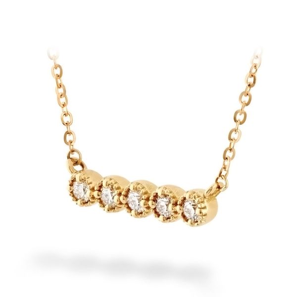 Hearts On Fire Liliana Diamond Bar Necklace Image 2 Goldstein's Jewelers Mobile, AL