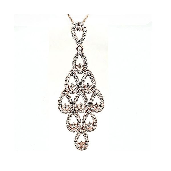 Diamond Dangle Necklace Goldstein's Jewelers Mobile, AL