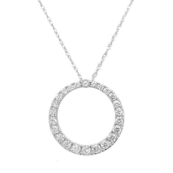 Diamond Circle Necklace Goldstein's Jewelers Mobile, AL