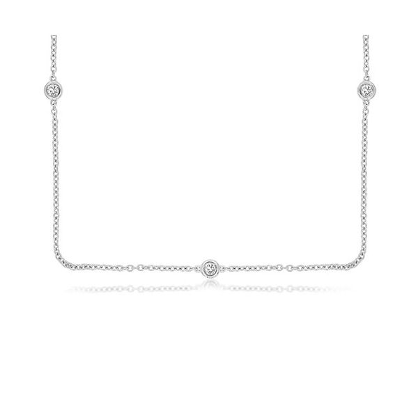 Diamond Station Necklace Goldstein's Jewelers Mobile, AL