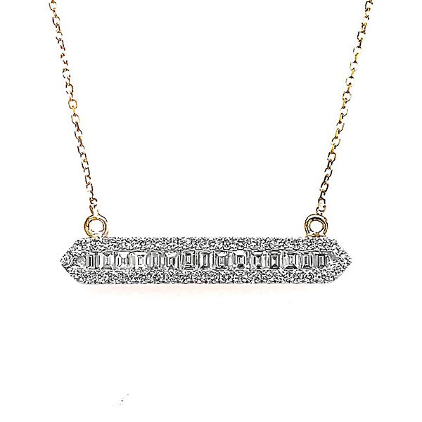 Diamond Bar Necklace Goldstein's Jewelers Mobile, AL