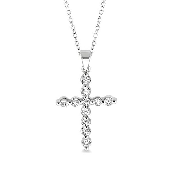 Diamond Cross Necklace Goldstein's Jewelers Mobile, AL