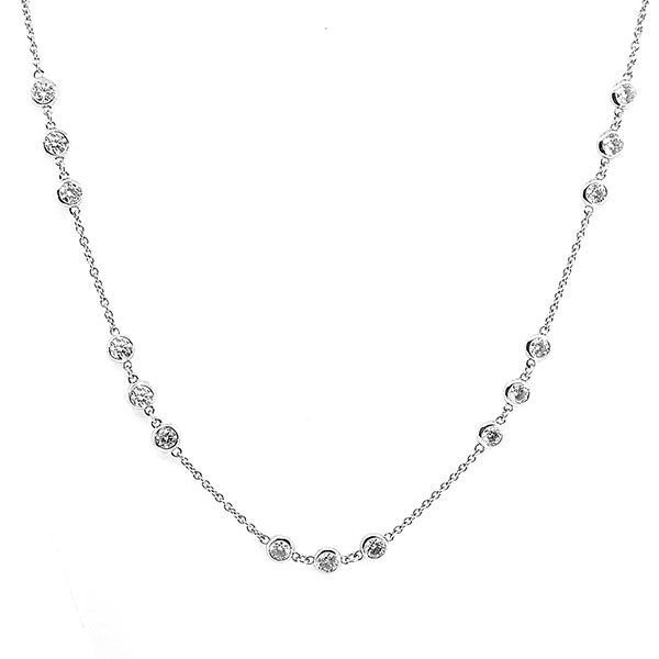 Diamond Station Necklace - Diamonds by the Yard — All The Brilliants