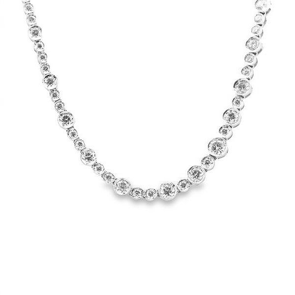 Diamond Riviera Necklace Goldstein's Jewelers Mobile, AL