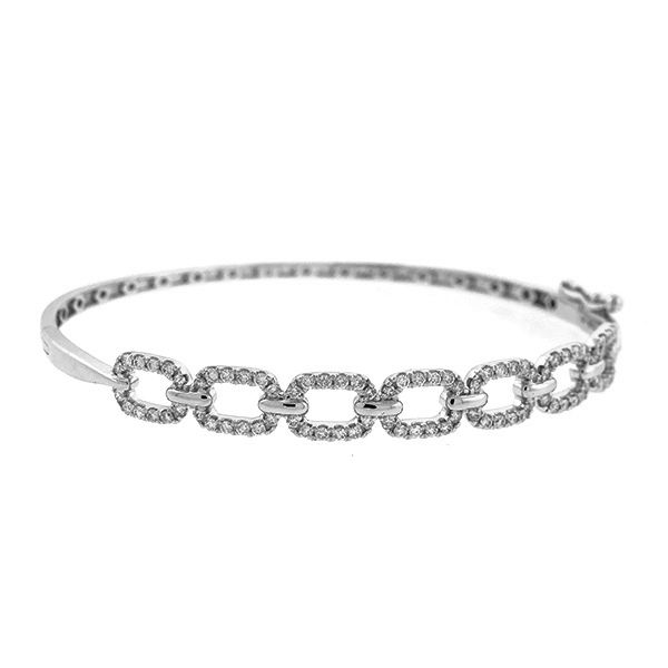 Diamond Bangle Bracelet Goldstein's Jewelers Mobile, AL