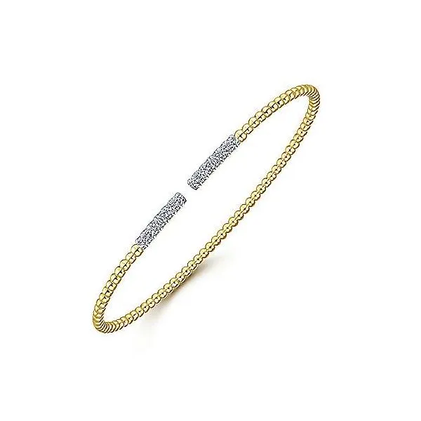 Gabriel Bujukan Diamond Cuff Bracelet Image 2 Goldstein's Jewelers Mobile, AL