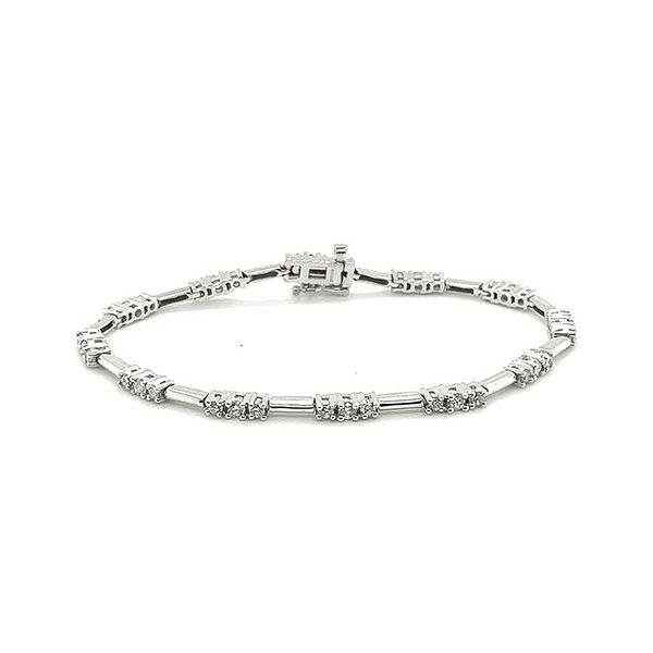Diamond Line Bracelet Goldstein's Jewelers Mobile, AL