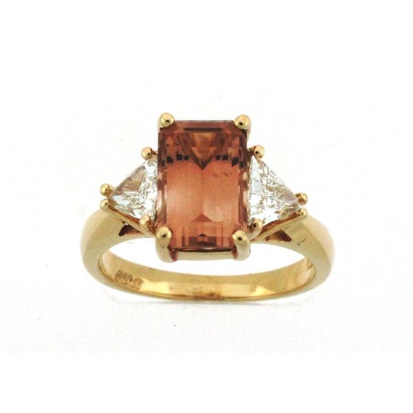 Imperial Topaz and Diamond Ring Goldstein's Jewelers Mobile, AL