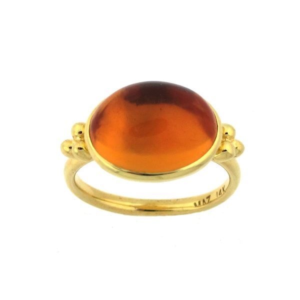 Cabechon Citrine Ring Goldstein's Jewelers Mobile, AL