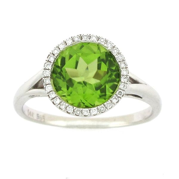 Peridot and Diamond Ring Goldstein's Jewelers Mobile, AL