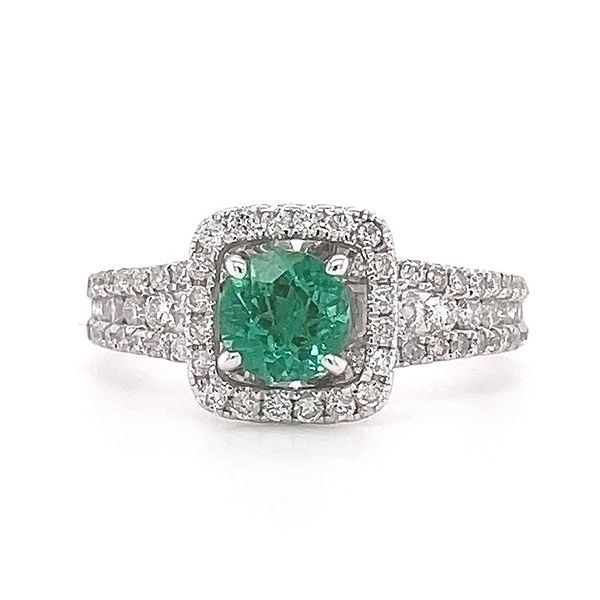 Emerald and Diamond Ring Goldstein's Jewelers Mobile, AL