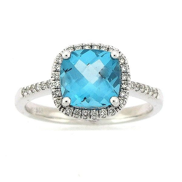 Blue Topaz and Diamond Ring Goldstein's Jewelers Mobile, AL