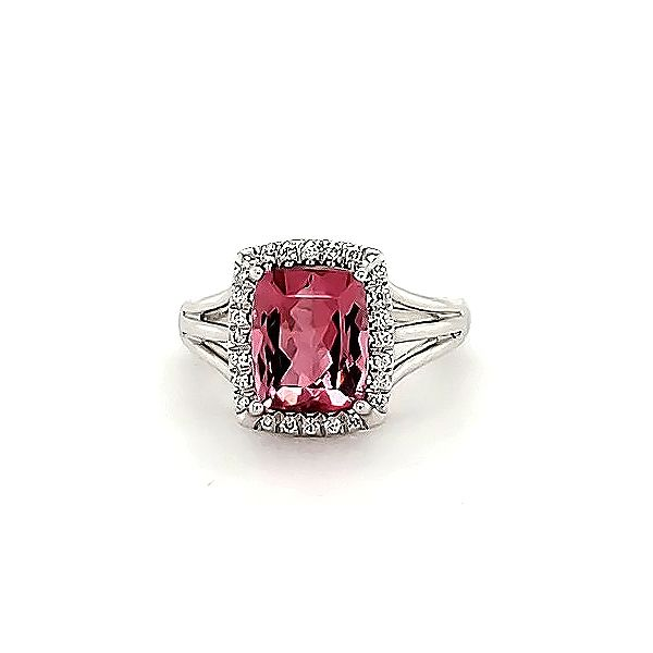 Pink Tourmaline and Diamond Ring Goldstein's Jewelers Mobile, AL