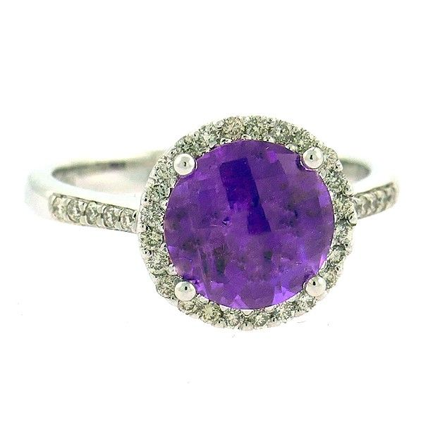 Amethyst and Diamond Ring Goldstein's Jewelers Mobile, AL