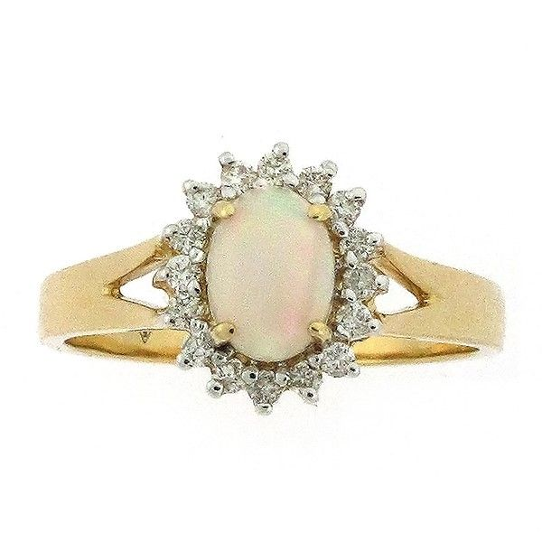 Opal and Diamond Ring Goldstein's Jewelers Mobile, AL