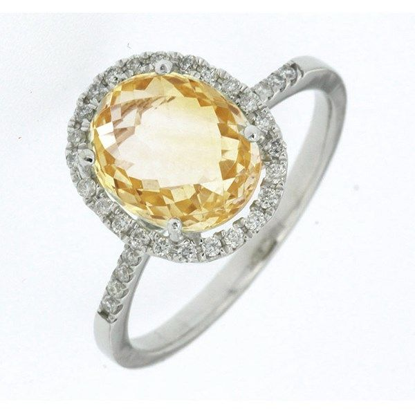 Citrine and Diamond Ring Goldstein's Jewelers Mobile, AL