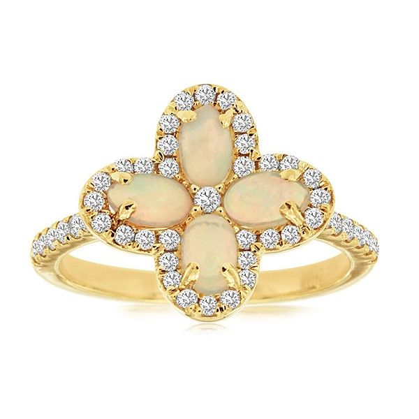 Opal and Diamond Ring Goldstein's Jewelers Mobile, AL