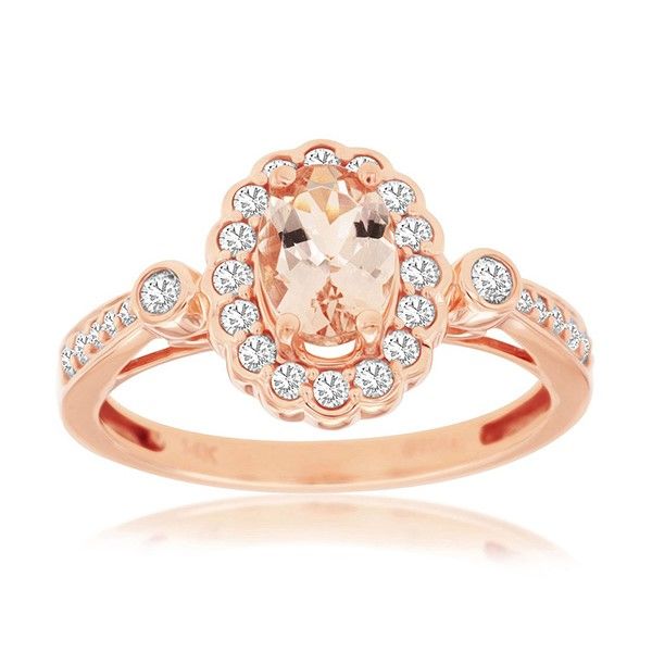 Morganite and Diamond Ring Goldstein's Jewelers Mobile, AL