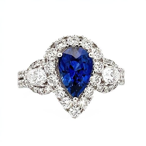 Sapphire and Diamond Ring Goldstein's Jewelers Mobile, AL