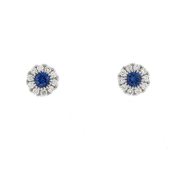 Sapphire and Diamond Earrings Goldstein's Jewelers Mobile, AL