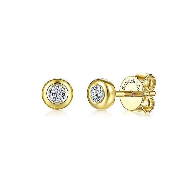 Gabriel White Sapphire Earrings Goldstein's Jewelers Mobile, AL