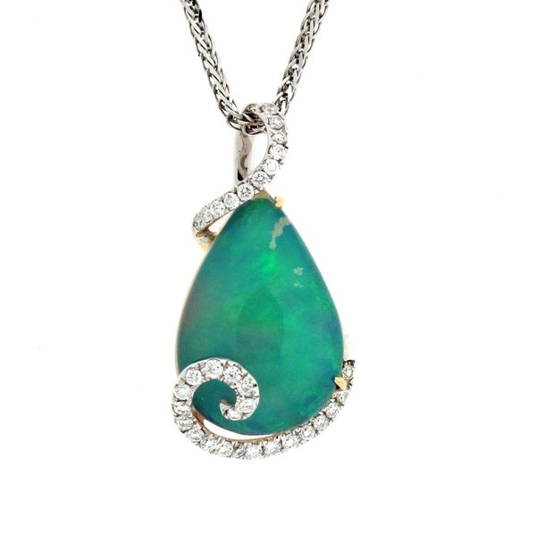 Denny Wong Opal and Diamond Pendant Goldstein's Jewelers Mobile, AL