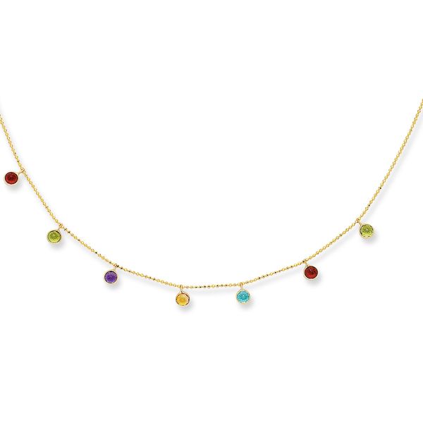 Colored Stone Necklace Goldstein's Jewelers Mobile, AL