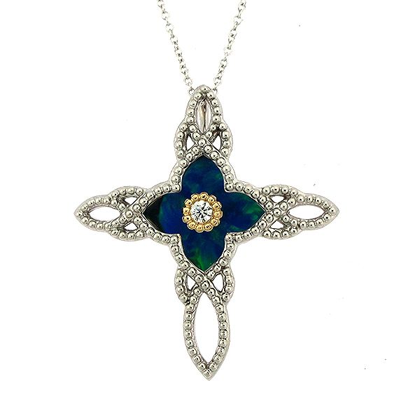 Galatea Cross Necklace Goldstein's Jewelers Mobile, AL