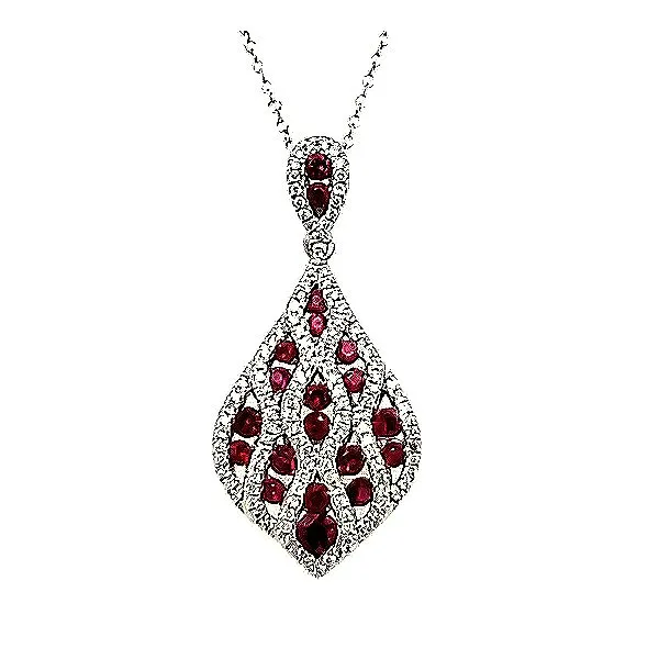 Ruby and Diamond Pendant Goldstein's Jewelers Mobile, AL