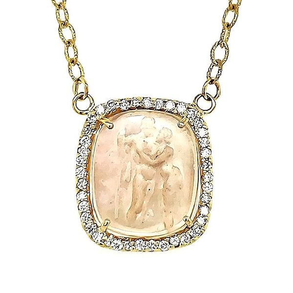 Venetian Glass Mars and Venus Necklace Goldstein's Jewelers Mobile, AL