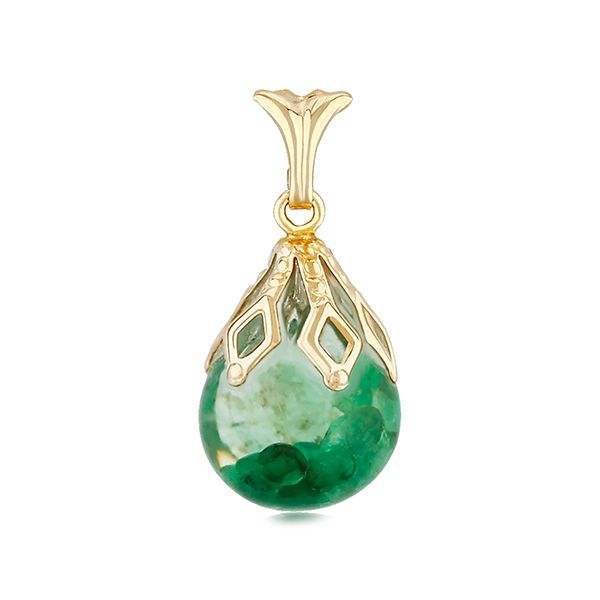 Floating Emerald Necklace Goldstein's Jewelers Mobile, AL
