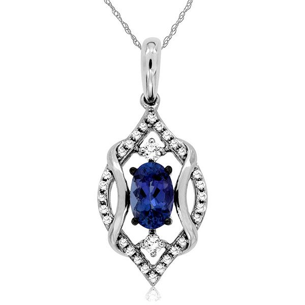 Tanzanite and Diamond Necklace Goldstein's Jewelers Mobile, AL