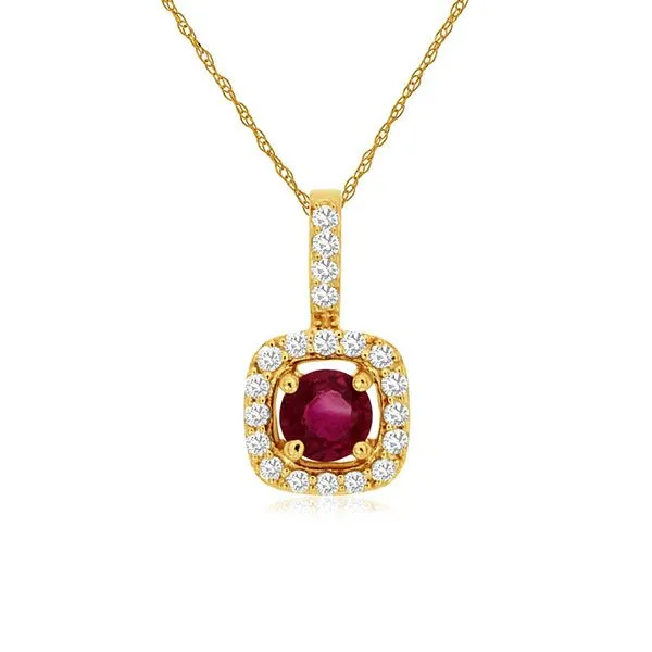 Ruby and Diamond Necklace Goldstein's Jewelers Mobile, AL