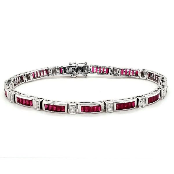 Ruby and Diamond Bracelet Goldstein's Jewelers Mobile, AL