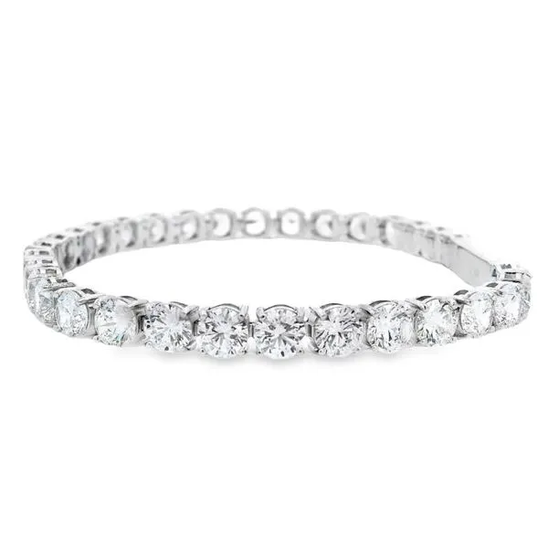 Sterling Silver Cubic Zirconia Tennis Bracelet – 7.25” Image 2 Goldstein's Jewelers Mobile, AL