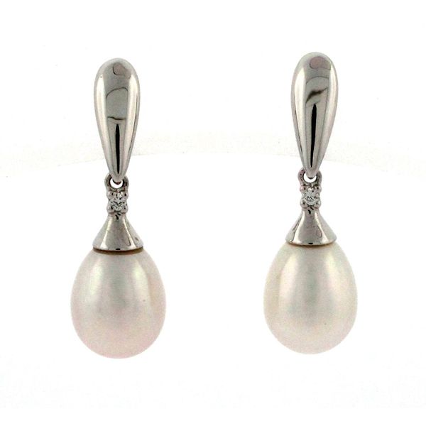 Freshwater Pearl Drop Earrings Goldstein's Jewelers Mobile, AL