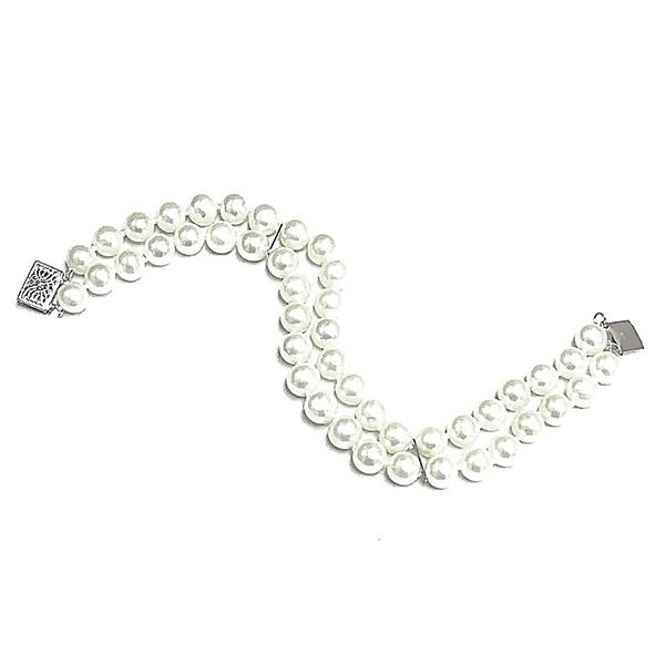 Double Strand Pearl Bracelet Goldstein's Jewelers Mobile, AL